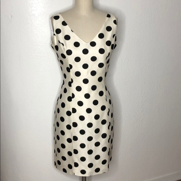 Vintage Dresses & Skirts - Vintage Kenar polka dot tea party mod 60s dress 8